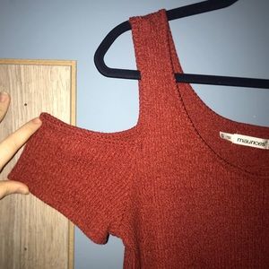 Fall burnt orange dress